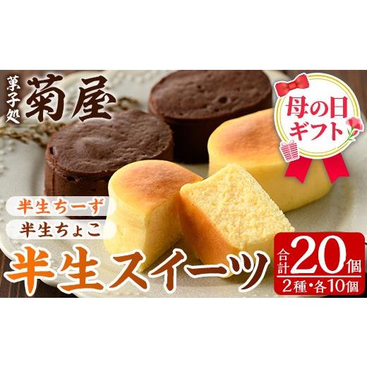 ふるさと納税 ケーキ・カステラ チーズケーキ 鹿児島県 いちき串木野市 ＼令和8年 母の日/ふわっふわのスフレタイプのプチケーキ 半生チーズ 10個 と 濃厚で…