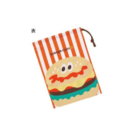 ふるさと納税 雑貨・日用品 キャラクター 奈良県 奈良市 コップ袋 巾着袋 KB63 バーガーコンクス スケーター 725647 奈良県 奈良市