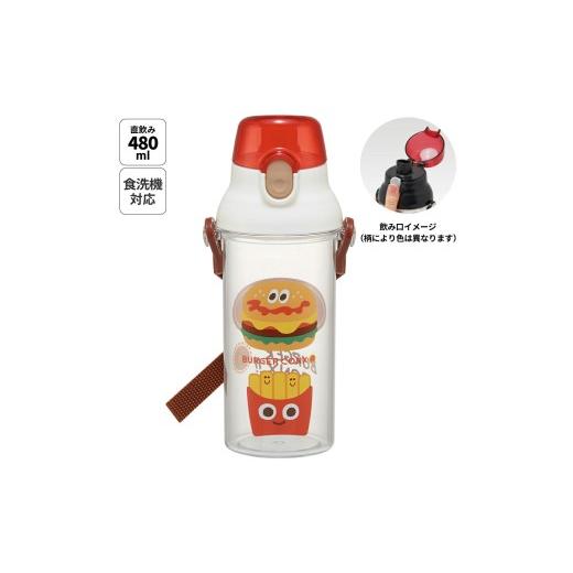 ふるさと納税 食器・グラス タンブラー 奈良県 奈良市 直飲み 水筒 クリア ボトル 480ml PSB5TR バーガーコンクス キャラクター 子供 可愛い ワンプッシュ ダ…