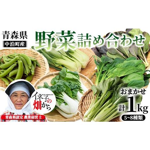 ふるさと納税 セット・詰合せ 青森県 中泊町 イネ子の季節の野菜詰め合わせ 約1kgセット イネ子の畑から 旬の野菜 旬野菜 旬 新鮮 食品 グルメ 詰め合わせ 冷…