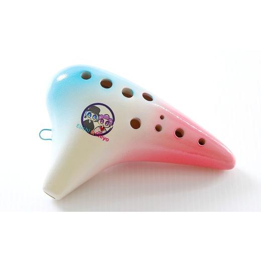 ふるさと納税 楽器 東京都 北区 渋沢栄一オカリナ ( 陶器製 ) AC調 11ホール Made in Japan 渋沢栄一 オカリナ キャラクター NIGHTオカリナ 楽器 陶器