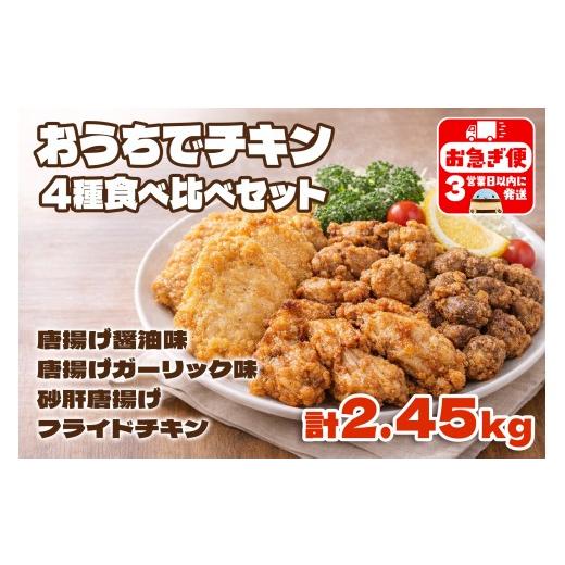 ふるさと納税 鶏肉 唐揚げ 鹿児島県 垂水市 A1-2169/おうちでチキンセット 計2.45kg