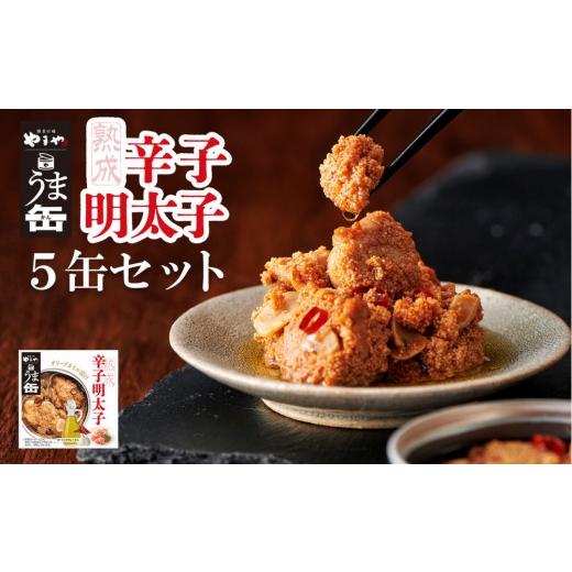 ふるさと納税 魚貝類 明太子 福岡県 大任町 やまや うま缶 辛子明太子 5缶セット(大任町)