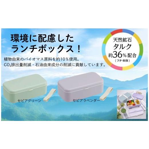 ふるさと納税 食器・グラス 弁当箱 奈良県 奈良市 箸付き 弁当箱 セピアグリーン 600ml 1段 バイオマス PLB6HB こども 食洗機可 電子レンジ可 仕切付 ランチベ…