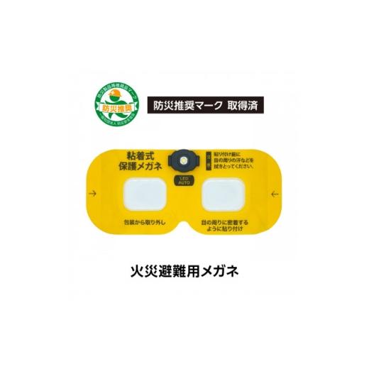 ふるさと納税 防災グッズ 愛知県 東郷町 火災避難時の煙から目を守る 粘着式保護メガネ(LED照明付き) 1717810