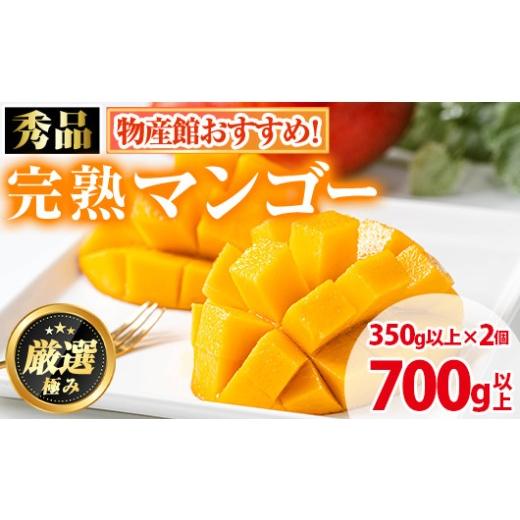 ふるさと納税 マンゴー 鹿児島県 東串良町 0125938a [先行予約・数量限定]鹿児島県産南国の恵み完熟マンゴー(秀品・350g以上×2個) 果物 フルーツ 果実 冷…