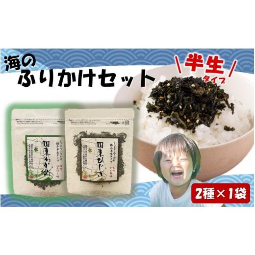 ふるさと納税 のり・海藻 わかめ 大分県 国東市 ごはんが進む 海のふりかけ 2袋(わかめ1・ひじき1) 半生 ソフトタイプ_2515R-2 わかめ・ひじき 各1袋