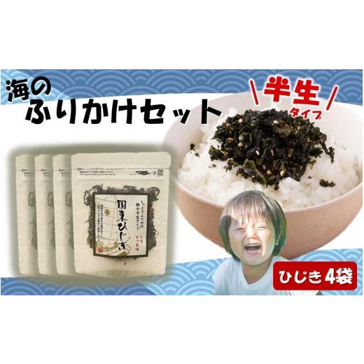 ふるさと納税 のり・海藻 わかめ 大分県 国東市 ごはんが進む 海のふりかけ 4袋(ひじきのみ) 半生 ソフトタイプ_2515R-7 ひじき 4袋