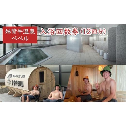 ふるさと納税 温泉・サウナ・スパ利用券 北海道 妹背牛町 妹背牛温泉ペペル入浴回数券(12回分)