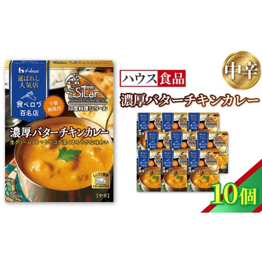 ふるさと納税 加工品等 レトルト 愛知県 江南市 ハウス 選ばれし人気店 濃厚バターチキンカレー 10個 / レトルト カレー ハウス食品 レンジ 湯煎 湯せん 時短…