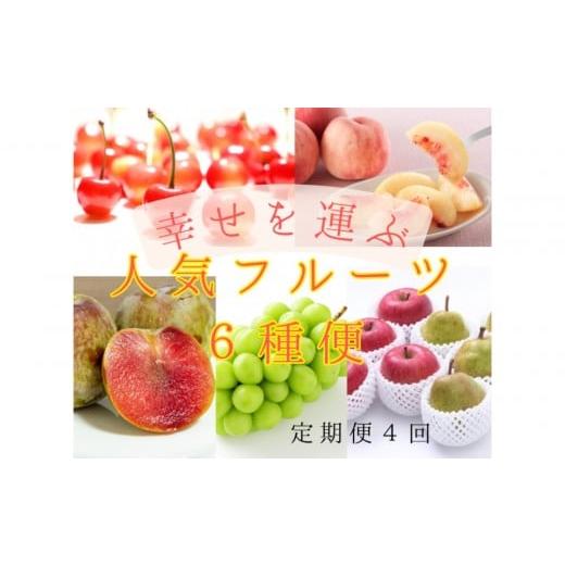 ふるさと納税 果物類 さくらんぼ 山形県 中山町 2026年度発送 定期便4回 幸せを運ぶ人気フルーツ6種便