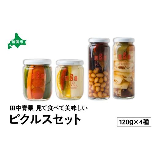 ふるさと納税 加工品等 漬物 北海道 留萌市 田中青果 見て食べて美味しい ピクルスセット 4種類 漬物 漬け物 野菜 お酢 酢 国産 北海道産 豆 玉ねぎ カリフラ…