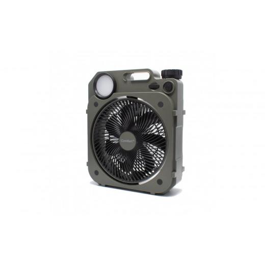 ふるさと納税 防災グッズ 神奈川県 横浜市 [Comfort+]充電式薄型送風扇(モスグリーン) モスグリーン