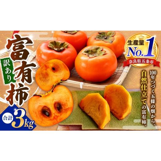ふるさと納税 果物類 柿 奈良県 五條市 [訳あり] 富有柿 約 3kg (Mサイズ以上混載) | 先行予約 大人気 人気 富有 柿 かき フルーツ 果物 奈良県 五條市 萩…