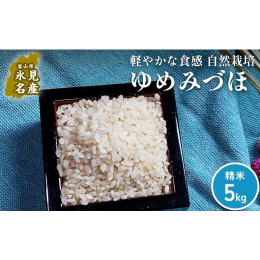ふるさと納税 米 富山県 氷見市 交響するお米 [精米]自然栽培 ゆめみづほ 5kg(富山県 氷見市 / 令和7年産) | 移住農家が里山から直送 米 白米 ブランド…