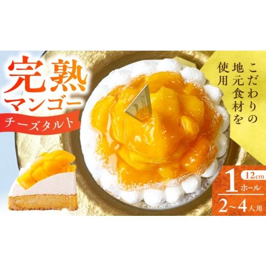 ふるさと納税 ケーキ・カステラ タルト 長崎県 - 完熟マンゴーチーズタルト 1ホール(12cm・2〜4人用) 長崎県/心優-CotoyuSweets- 42A