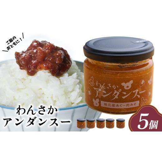 ふるさと納税 味噌 沖縄県 名護市 わんさかアンダンスー(肉みそ) 5個セット 味噌 豚肉 肉味噌 豚肉味噌 おかず ごはんのお供 おにぎり お弁当 沖縄県 名護市