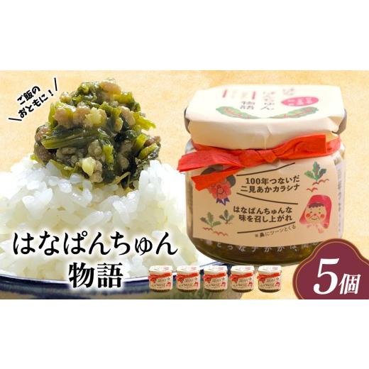 ふるさと納税 加工品等 沖縄県 名護市 ご飯のおともに はなぱんちゅん物語 5個セット からし菜 高菜 野菜 加工品 地産地消 沖縄県産