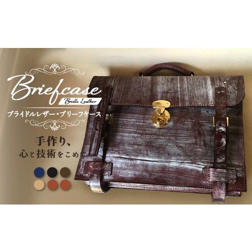 ふるさと納税 カバン 手提げ 鹿児島県 南大隅町 職人仕立て ブライドルレザーブリーフケース 6色から 選べる カラー BA7409 | ブライドルレザー ブリーフケ…