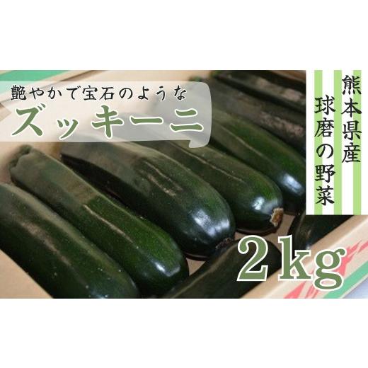 ふるさと納税 アスパラガス・茄子 熊本県 あさぎり町 熊本県JAくま産 球磨のズッキーニ 2kg 先行受付 発送時期:2026年3月上旬〜5月下旬