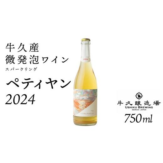 ふるさと納税 ワイン スパークリングワイン 茨城県 牛久市 恵野果 牛久ペティヤン 2024 茨城県産 牛久醸造場 日本ワイン ワイン お酒 贈り物 上品 果実 クリス…