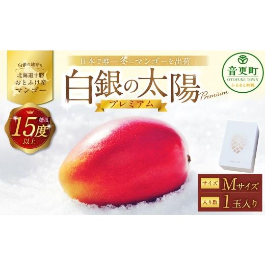 ふるさと納税 マンゴー 北海道 音更町 [ 先行受付 ] おとふけ産マンゴー 「 白銀の太陽プレミアム 」 Mサイズ × 1玉 C95 [2026年11月上旬より発送開始予定…