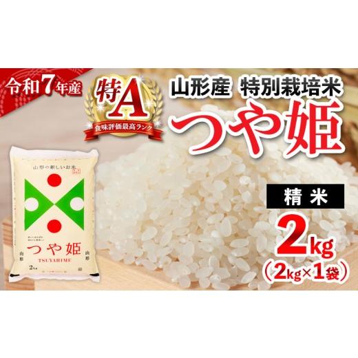 ふるさと納税 米 つや姫 山形県 山形市 令和7年産 山形産 特別栽培米 つや姫(白米) 2kg お試し少量サイス FY25-525