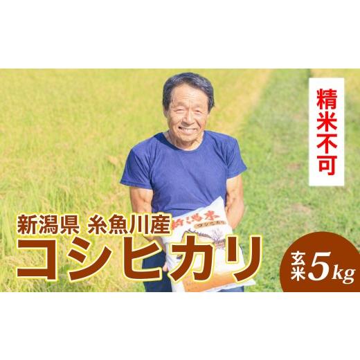 ふるさと納税 米 コシヒカリ 新潟県 糸魚川市 令和7年産 新潟県産『コシヒカリ 玄米』5kg(精米不可)プロも太鼓判 熟練農家のうまい米 2025年産 農家直送 吉…