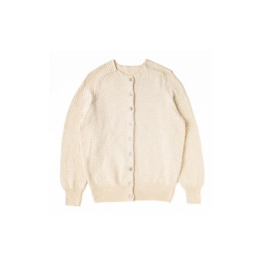 ふるさと納税 服 群馬県 桐生市 ezu cotton cardigan /コットン100% コットンカーディガン 1720347