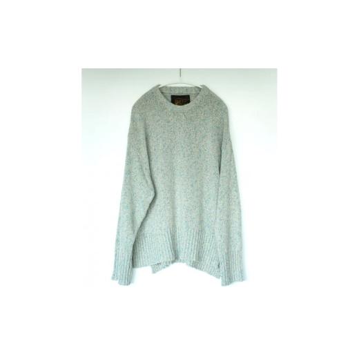 ふるさと納税 服 女 群馬県 桐生市  ezu color field sweater unabara ／天然繊維 海原 Mサイズ 1720351の画像