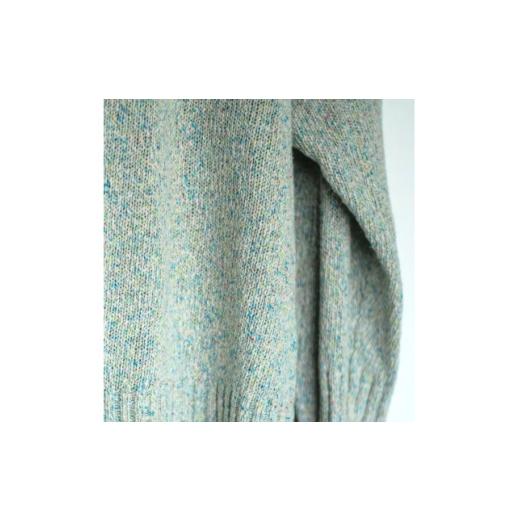ふるさと納税 服 女 群馬県 桐生市  ezu color field sweater unabara ／天然繊維 海原 Mサイズ 1720351の画像