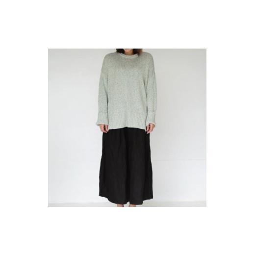 ふるさと納税 服 女 群馬県 桐生市  ezu color field sweater unabara ／天然繊維 海原 Mサイズ 1720351の画像