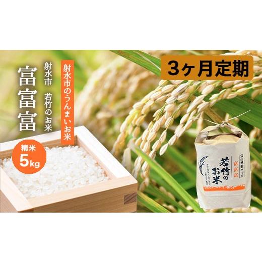 ふるさと納税 米 富山県 射水市 3ヶ月定期便 射水市 射水の美味しいお米 若竹のお米 R8年度産富富富5kg | 米 新米 先行予約 令和8年産米 ブランド米 銘柄米 …