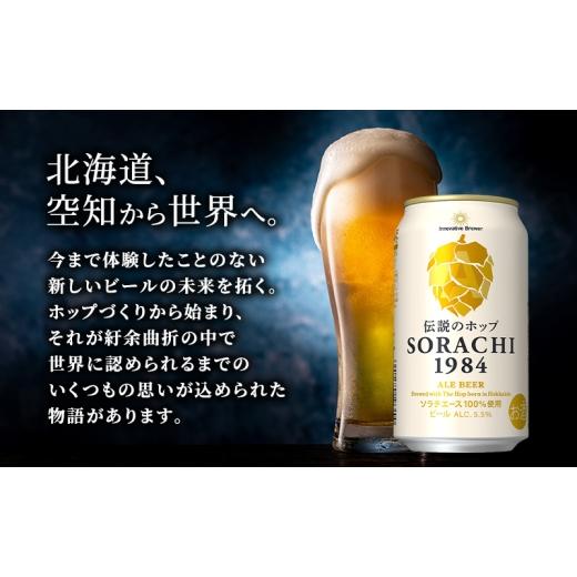 ふるさと納税 ビール 北海道 上富良野町  4ヵ月連続定期便 北海道 上富良野町発祥 伝説のホップ SORACHI 1984 350ml×24缶 ソラチエース使用 サッポロ ビール …の画像