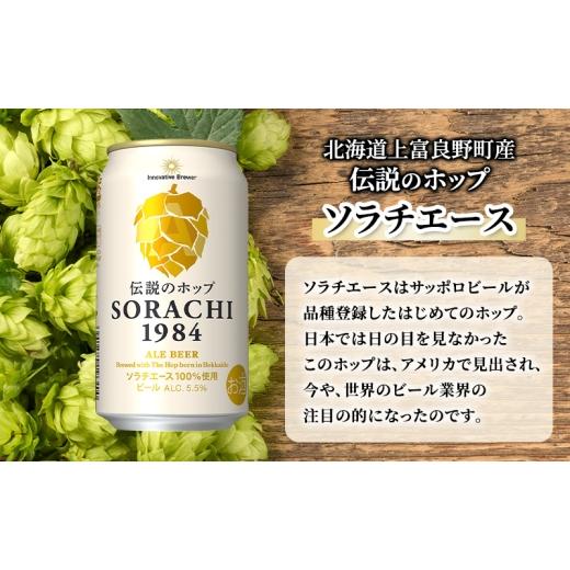 ふるさと納税 ビール 北海道 上富良野町  7ヵ月連続定期便 北海道 上富良野町発祥 伝説のホップ SORACHI 1984 350ml×12缶 ソラチエース使用 サッポロ ビール …の画像