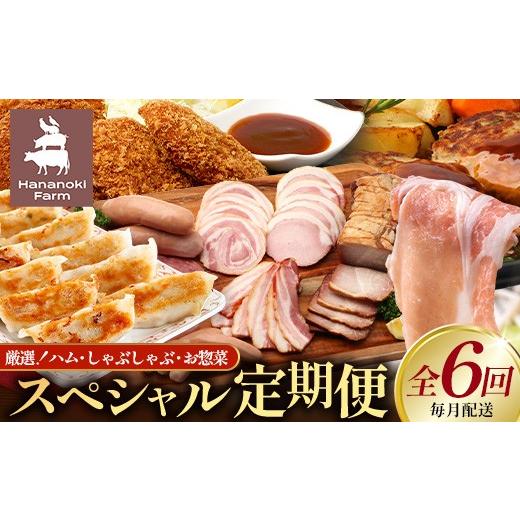 ふるさと納税 肉 ハム 鹿児島県 南大隅町 全6回定期便 厳選 花の木農場スペシャル定期便 HK-27│定期便 ハム ベーコン クラフトハム 人気 豚肉 しゃぶしゃぶ…