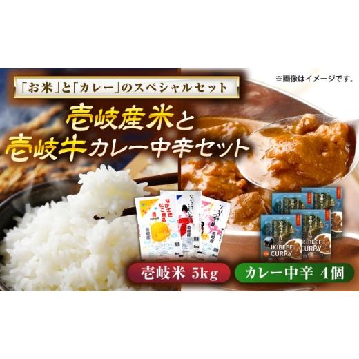 ふるさと納税 加工品等 レトルト 長崎県 壱岐市 壱岐産米と壱岐牛カレー中辛セット [壱岐市] 壱岐フードファクトリー 白米 ごはん ご飯 カレー レトルト 食…