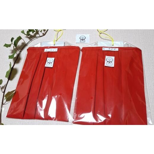 ふるさと納税 雑貨・日用品 奈良県 桜井市 AA-113. ワンタッチで簡単装着 お地蔵様のよだれ掛け(2枚セット)Lサイズ