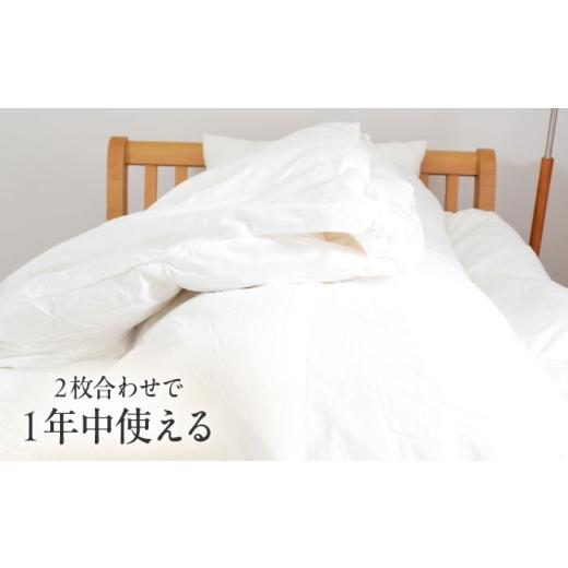 ふるさと納税 タオル・寝具 掛け布団 福岡県 糸島市 ブルー（柄） シングル ウォッシャブル2枚合わせ羽毛掛ふとん エスプレ／超増量タイプ 糸島市 ／ くじめ…_5