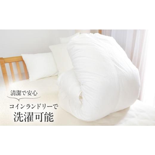 ふるさと納税 タオル・寝具 掛け布団 福岡県 糸島市 ブルー（柄） シングル ウォッシャブル2枚合わせ羽毛掛ふとん エスプレ／超増量タイプ 糸島市 ／ くじめ…_6