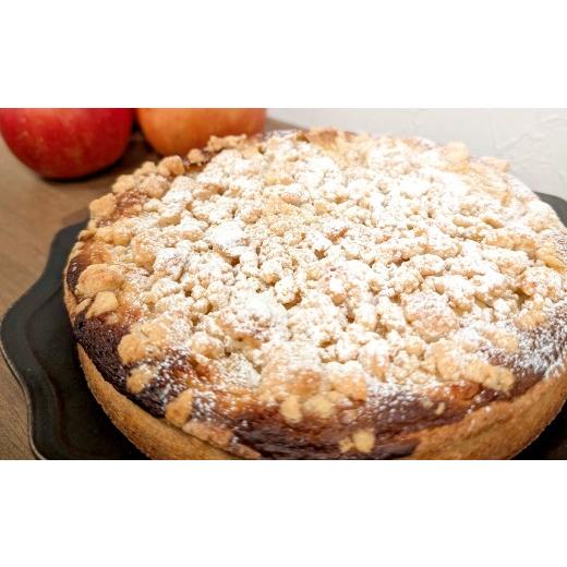 ふるさと納税 ケーキ・カステラ タルト 鳥取県 日吉津村 りんごのクランブルタルト(18cmホール)