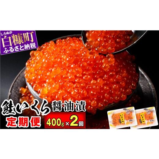 ふるさと納税 いくら 北海道 白糠町 定期便 2回お届け いくら醤油漬 (鮭卵) 定期便 400g (200g×2) ×2回 ふるさと納税 海鮮 いくら イクラ 鮭いくら 鮭イク…