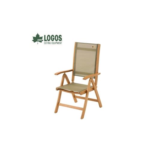 ふるさと納税 アウトドアグッズ 京都府 城陽市 LOGOS Smart Garden ウッドリクライニングチェア キャンプのイスでも73303000 1719537