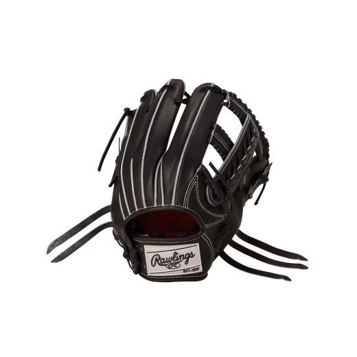 ふるさと納税 スポーツ・アウトドア 奈良県 三宅町 ローリングス (Rawlings) 硬式 内野手用 グローブ グラブ 広い捕球面 日本製B:ブラック ブラック