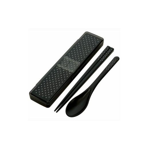 ふるさと納税 食器・グラス 箸 奈良県 奈良市 カチャカチャ音が鳴らないコンビセット〔お箸とスプーンのセット〕CCS45SA ブラック メンズランチ お弁当 ランチ…