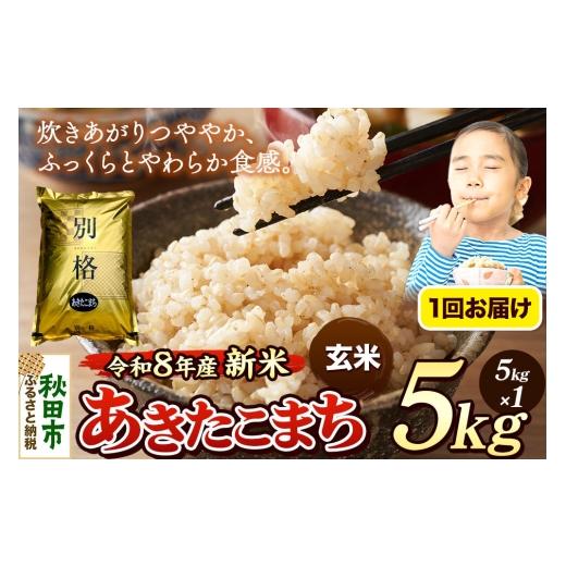 ふるさと納税 米 あきたこまち 秋田県 秋田市 [令和8年産 新米受付]米 あきたこまち 5kg 玄米 秋田県産 米 コメ 玄米 あきたこまち おいしい 美味しい 安全 …