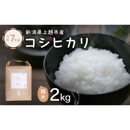 ふるさと納税 米 コシヒカリ 新潟県 上越市 米 新潟県上越市産 横山農園 コシヒカリ 令和7年産 2kg(2kg×1袋)こしひかり お米 精米 米 ご飯 送料無料