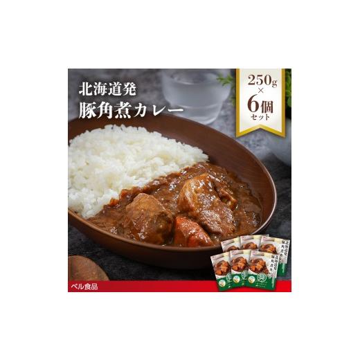 ふるさと納税 惣菜・レトルト 北海道 遠軽町 北海道発 豚角煮カレー 250g 6個セットen01-00233