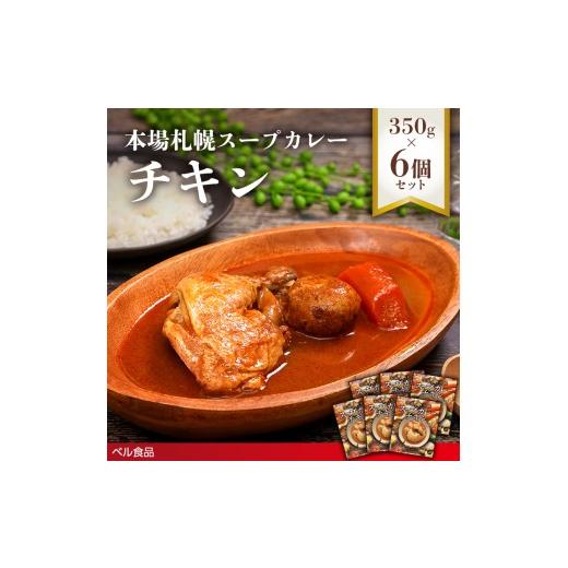 ふるさと納税 惣菜・レトルト 北海道 遠軽町 本場札幌スープカレーチキン 350g 6個セットen01-00241