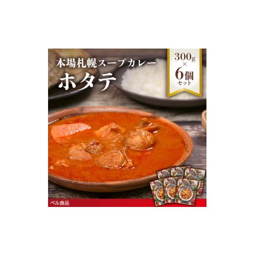 ふるさと納税 惣菜・レトルト 北海道 遠軽町 本場札幌スープカレーホタテ 300g 6個セットen01-00243